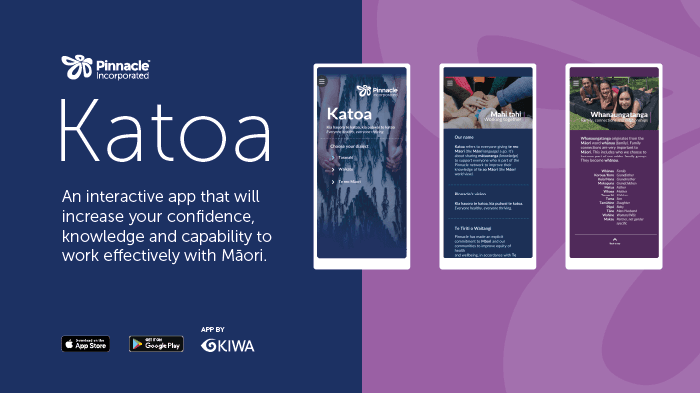 Fostering cultural competence: Introducing Katoa – an app to support Pinnacle’s bicultural journey